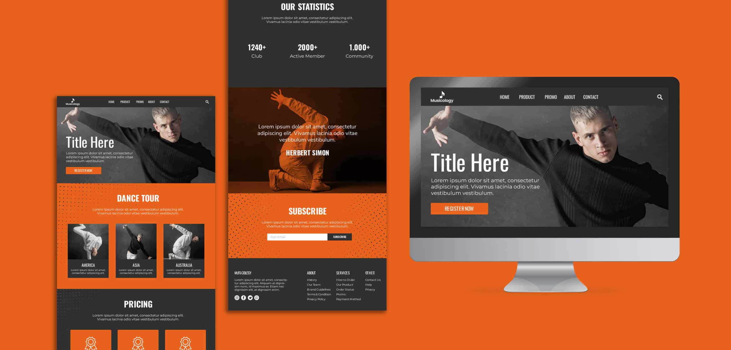 Modern web design ideas